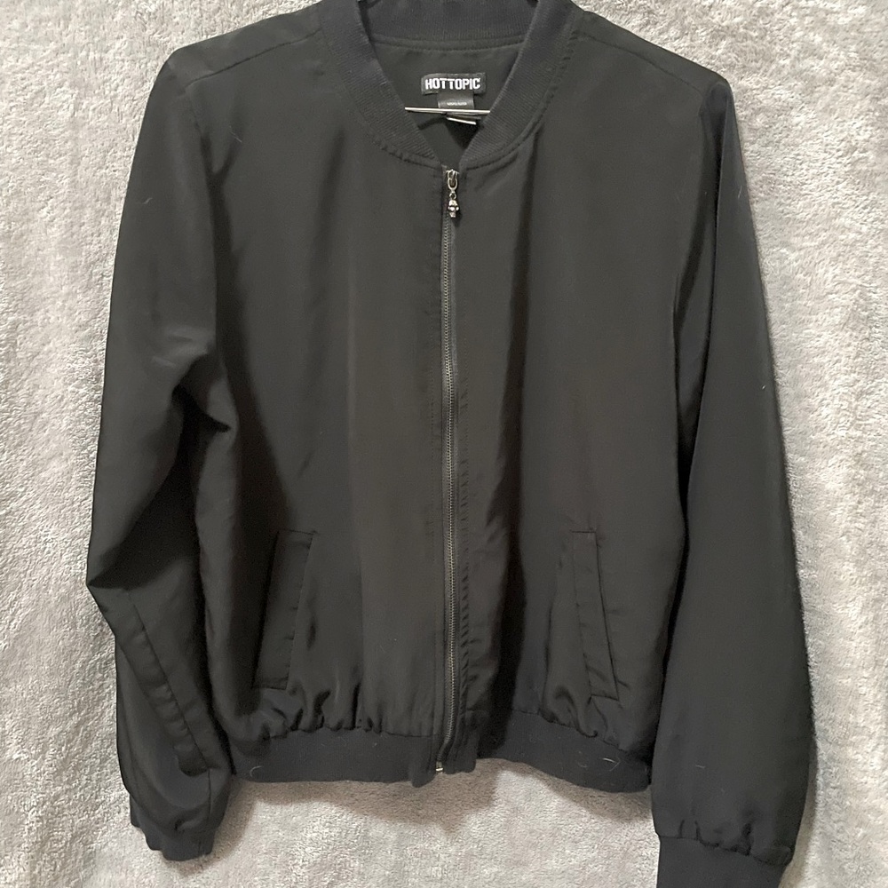 Hot Topic Skeleton Bomber - Picture 2 of 2